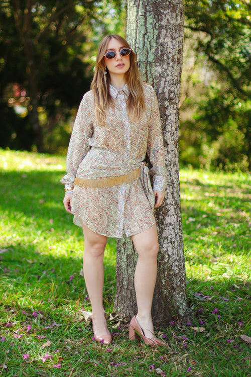 Ajo Floral Beach Dress